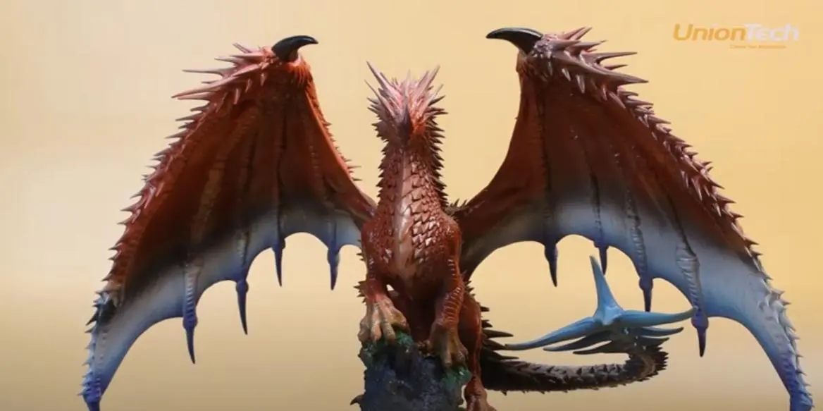 Action Figure cetak 3D | Red Dragon
