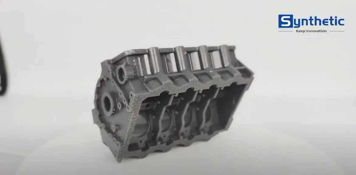 Sampel cetak 3D menggunakan resin sintetis
